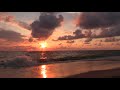 Ocean Waves Relaxation | 2 Hours Waves Crashing on Beach | Perfect Noise for Sleep | Sunset on Beach