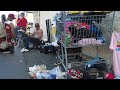 LOS ANGELES WALK THROUGH FILTHY STREETS / NO GO ZONES