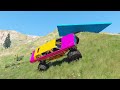 Monster Trucks Jumping Into Water - GTA 5 Cars Which is Best?