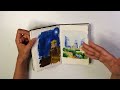 Here is my first ever travel sketchbook tour