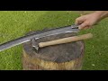 Blacksmithing - Forging a scythe