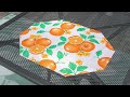 How to Make Oilcloth Placemats