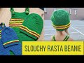 Rasta Slouchy Beanie