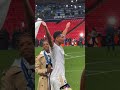 Jude Bellingham gives his shirt to his mum after winning the Champions League final ❤️🏆