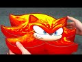 Sonic The Hedgehog Special Box Toys Unboxing | Spider Sonic | Sonic Cracked Egg | Lava Sonic | ASMR