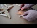 How to start fire with a ferro rod. How to use a ferrocerium rod.