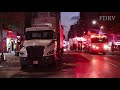 **Car Slams into Hazmat 1** at a Major Fuel Spill [ Manhattan Haz-Mat Box 949 ]