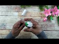 DIY Ribbon Rose|Flower making with ribbon|Flower making|How to make Rose buds|Satin Ribbon/Ribbon