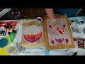Dreamcatcher resin suncatcher with Swarovski crystal beads!!! Stunning results Video #270