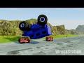 Giants Machines Crushes Cars #26 - Beamng drive