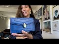 BVLGARI SERPENTI FOREVER HANDBAG UNBOXING | My first (blue!) Bulgari bag | Part 1