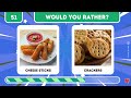 Would You Rather? 🍔 🍕 | Food Quiz