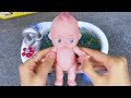 11 Minutes Satisfying with Unboxing Cute Pink Bunny House Toys, Cocomelon Swimming Pool ASMR