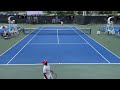 2023 NCAA Men’s Tennis Championship, Singles Highlights featuring Ethan Quinn