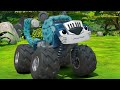 Blaze and the Monster Machines | Crusher & Pickle vs. Blaze-Marathon! | 1 Stunde | Nick Jr.