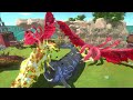 Aquatics Battle - The Bloop VS Yellow Team Thunder Godzilla 2014 - Animal Revolt Battle Simulator