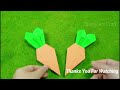 How to Make a Paper Carrot Step by Step