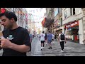 Istanbul Turkey Istiklal Street Taksim Square Walking Tour, 4K Travel Video