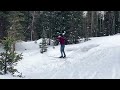 Downhill On Cross Country Skis