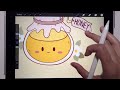 How to Draw a Cute Honey Jar in Procreate | Easy Tutorial for Beginners | Cute Drawing Ideas