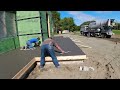 How To Pour And Finish BLACK Colored Concrete (We cheated by using this stuff)