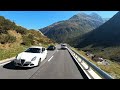 Scenic Drive Over Gotthard Pass Road - Switzerland's Hidden Gem / 4K