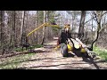 Spring clean-up with the Anderson Log Loader #logging #woodlot #chainsaw #tractor