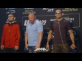 UFC 209 Media Day Staredowns (with commentary)
