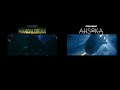 The Mandalorian and Ahsoka Purrgil Scene Comparisons