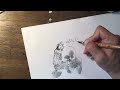 Nicolas Nemiri - A Time-Lapse Drawing Process