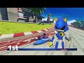 My most luck win push in Sonic & All-Stars Racing Transformed!