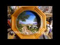 Wall Clock Country Scene