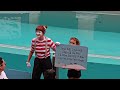 Megan the Mime 4K (SeaWorld Orlando) Christmas Celebration - 10 DEC 2023