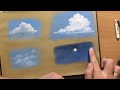 How to Draw Clouds and the Sky - Landscape in Colored Pencil