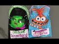 Inside Out 2 School Supplies Blind Bag Unboxing, paper diy, Disgust, Anxiety, ASMR