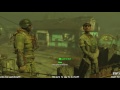 Fallout 4 Sanctuary Base Attacked (Settler uses Power Armor)
