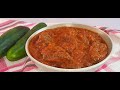 How to Make Cucumber Stew Without Fresh Tomatoes (Making Stew with Cucumbers)