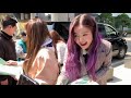 190402 IZONE Chaeyeon, Wonyoung, Yena and Hitomi - Guerilla Promotion at Myongji University 명지대학교