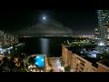Timelapse from 2020 N Bayshore Drive, Miami, FL for the 2022 International Miami Boat Show