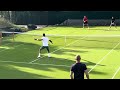 I Hit with Novak Djokovic at Wimbledon