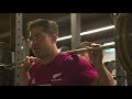 All Blacks hit the gym in Wellington