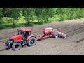 Land preparation and sorghum sowing Case IH Optum 300 cvx & Puma 210, Farmet and Horsch