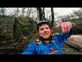 Kayaking down waterfalls in South Wales, UK