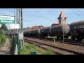 Züge, Trains (Sachsen) - Bahnübergang Markranstädt - SBB Cargo 482