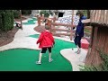 Parksville BC mini golf hole in one