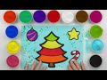Sand painting coloring simple pictures for kids & toddlers