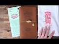 Traveler's Notebook Diner Unboxing | Traveler's Company Limited Edition