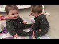 Funniest TWIN Baby Girls Share A Pacifier