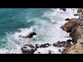 2 Hours of Relaxing Waves Crashing on the Rocks — White Noise, ASMR