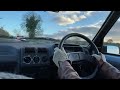 Peugeot 205 CHASES Mercedes | Evening Drive POV